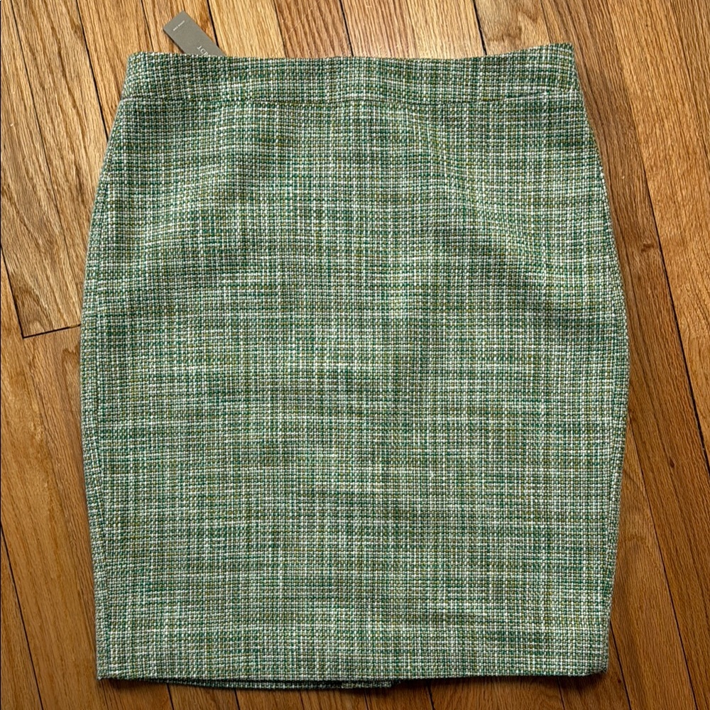 J.Crew Skirt Women's Green Knee-Length Pencil Skirt for Work Size 6